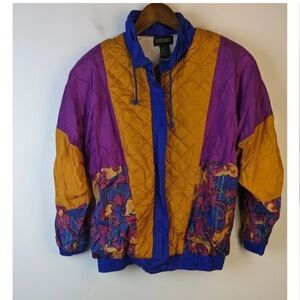 Vintage 80's Quilted Jacket - Small